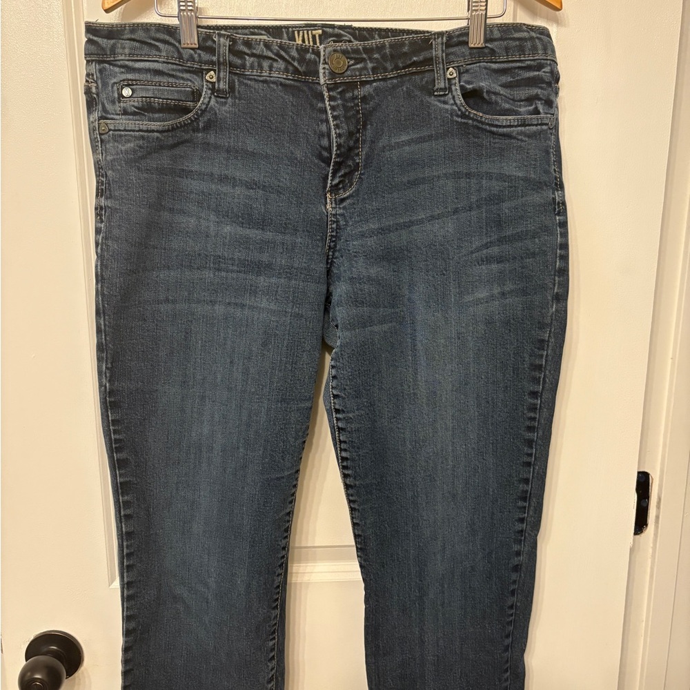 Kut from the Kloth Dark Blue Straight Leg Jeans